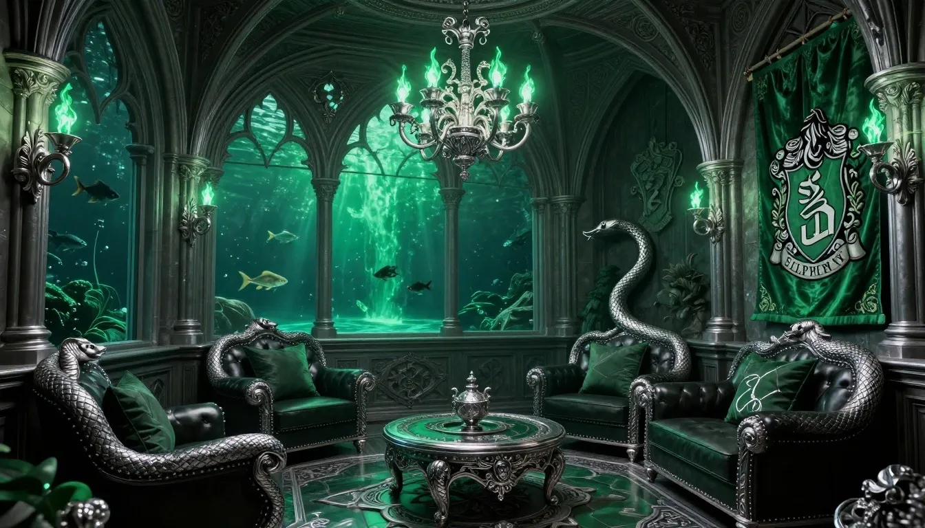 Slytherin house scene